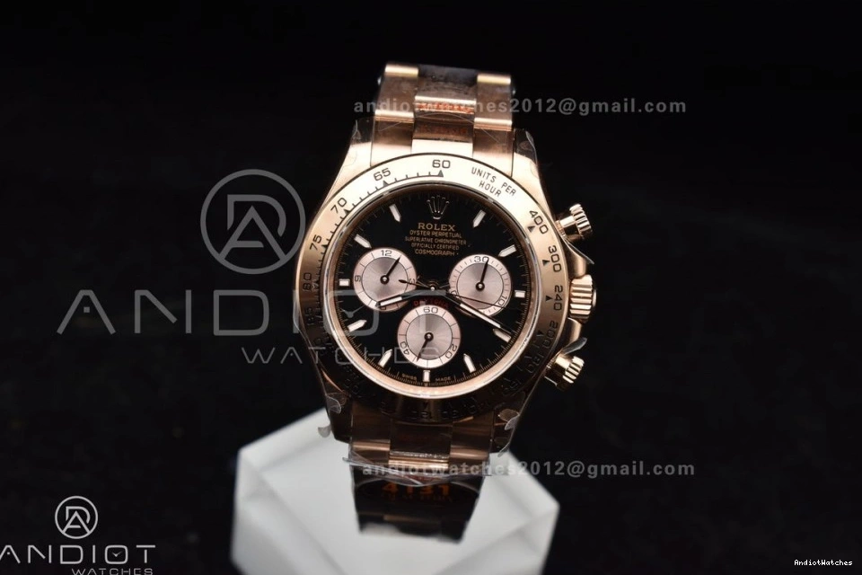 QF RG Dial (Gain AllSeason Edition Black Bracelet Daytona V3 Best 116505 1:1 Weight) RG SH4130 738 on 0310